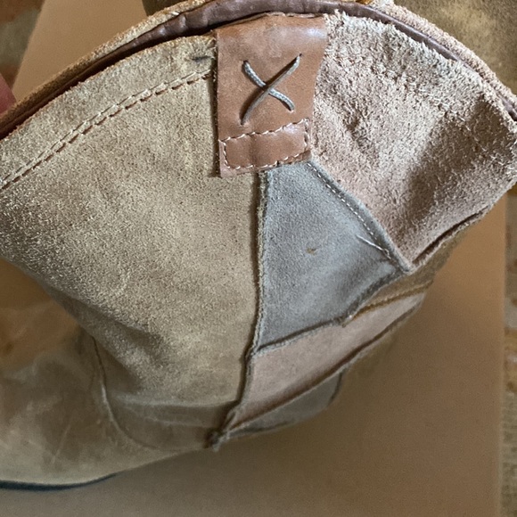 Steven by Steve Madden style Grit patchwork leather boots size 9 euc cowboy - Picture 2 of 3